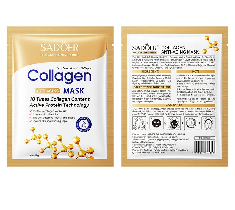 Masque au collagène coréen